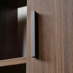 EUREKA ERGONOMIC Estantería de Madera Napa, Almacenamiento Inferior, Estantes Ajustables