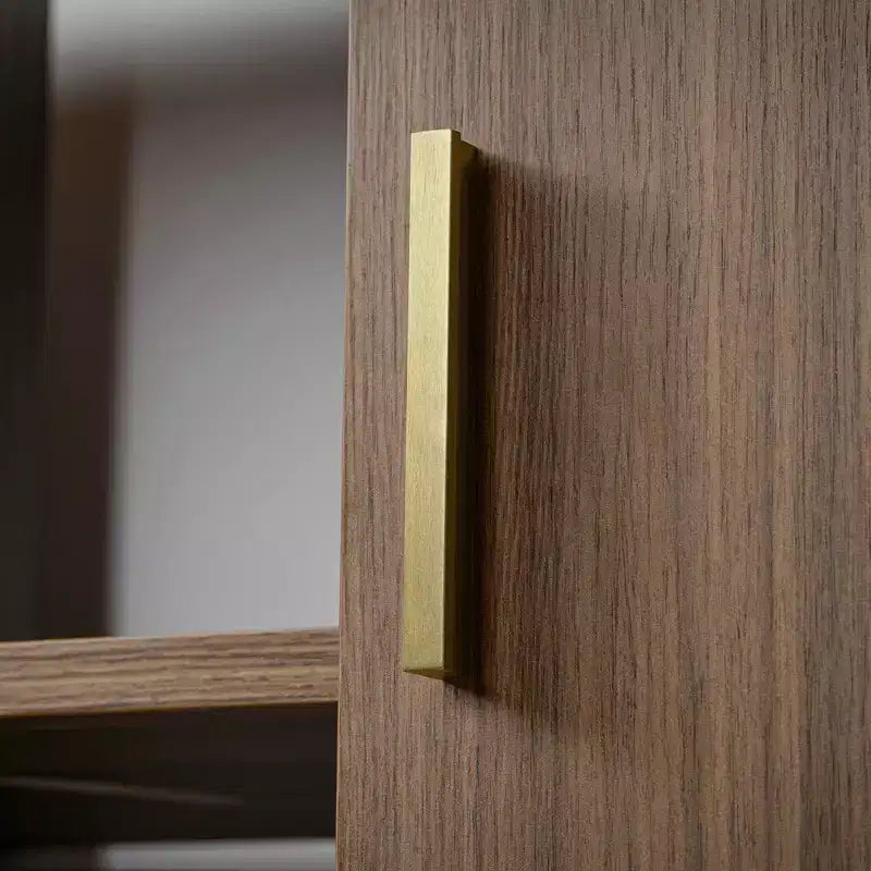 EUREKA ERGONOMIC Estantería de Madera Napa, Almacenamiento Inferior, Estantes Ajustables